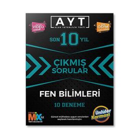 Ünlüler Karması 2022 TYT Fen Bilimleri Çıkmış Sorular Tıpkı Basım 10 Deneme