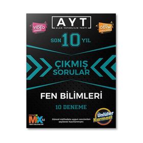 Ünlüler Karması 2022 TYT Fen Bilimleri Çıkmış Sorular Tıpkı Basım 10 Deneme