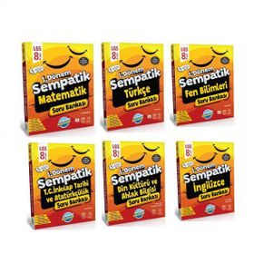 Ünlüler Karması 2023 8. Sınıf 1.Dönem Sempatik Soru Bankası Seti 6 Kitap