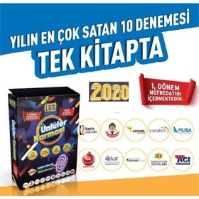 Ünlüler Karması 8. Sınıf LGS 1. Dönem 10 Deneme 10 Farklı Yayın