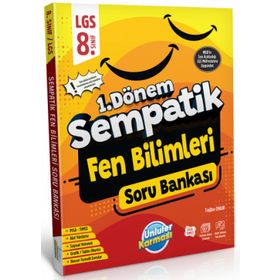 Ünlüler Karması LGS 8. Sınıf 1. Dönem Sempatik Fen Bilimleri Soru Bankası
