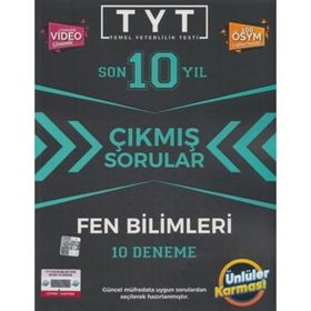Ünlüler Karması Tyt Fen Bilimleri Karması Tıpkı Basım 10 Deneme