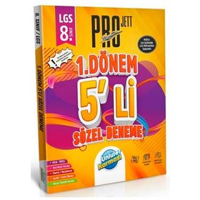 Ünlüler Karması Yayınları - 2023 Model 8. Sınıf LGS 1.Dönem 5’li Projett Sözel Deneme