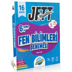 Ünlüler Karması Yayınları 6. Sınıf Jett Fen Bilimleri 16 Branş Denemeleri