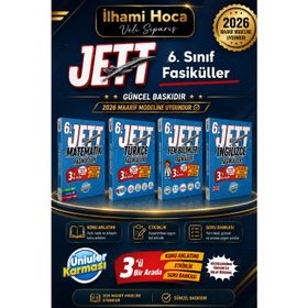 Ünlüler Karması Yayınları 6. Sınıf Jett İngilizce Ek Set