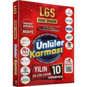 Ünlüler Karması Yayınları - 8. Sınıf 10 Deneme