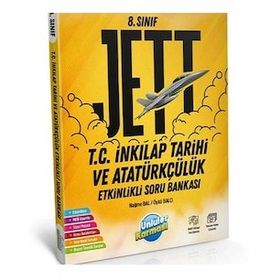 Ünlüler Karması Yayınları 8. Sınıf Jett T.C. İnkılap Tarihi ve Atatürkçülük Etkinlikli Soru Bankası
