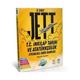 Ünlüler Karması Yayınları 8. Sınıf Jett T.C. İnkılap Tarihi ve Atatürkçülük Etkinlikli Soru Bankası