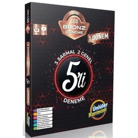 Ünlüler Karması Yayınları - 8. Sınıf LGS Bronz 5'li Sarmal Deneme