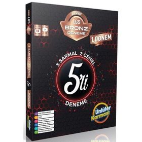 Ünlüler Karması Yayınları - 8. Sınıf LGS Bronz 5'li Sarmal Deneme
