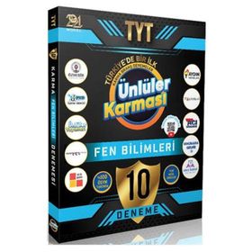 Ünlüler Karması Yayınları TYT Fen Bilimleri 10 Deneme