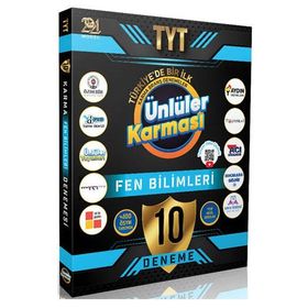 Ünlüler Karması Yayınları TYT Fen Bilimleri 10 Deneme