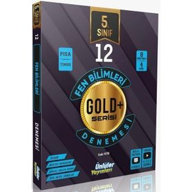 Ünlüler Yayınları 5. Sınıf Fen Bilimleri Gold Serisi 12 Deneme