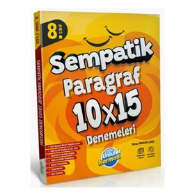 Ünlüler Yayınları 8. Sınıf Sempatik Paragraf 10x15 Türkçe Deneme