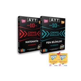 Ünlüler Yayınları Ayt Fen Bilimleri Son 10 Yıl Çıkmış Sorular 10 Deneme