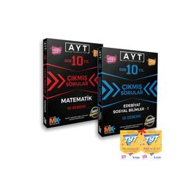 Ünlüler Yayınları Ayt Matematik Son 10 Yıl Çıkmış Sorular 10 Deneme