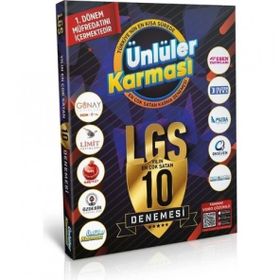 Ünlüler Yayınları Karması - 1. Dönem Tüm Dersler 10 Deneme