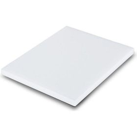 Ünsal Showroom Türkay Polietilen Beyaz 40x30x2 cm Kesme Tahtası