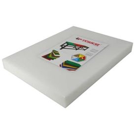 Ünsal Showroom Türkay Polietilen Beyaz 60x40x4 cm Kesme Tahtası