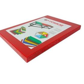 Ünsal Showroom Türkay Polietilen Kırmızı 32,5x26,5x2 cm Kesme Tahtası