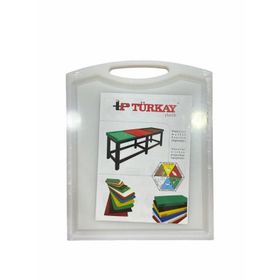Ünsal Showroom Türkay Polietilen Tutmalı Beyaz 26,5x32,5x1 cm Kesme Tahtası
