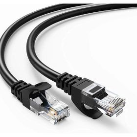 Uptech Cat6 UTP 1000Mbps 60 cm Siyah Ethernet Patch Modem Lan Kablosu
