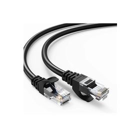 Uptech Cat6 UTP 1000Mbps 60 cm Siyah Ethernet Patch Modem Lan Kablosu