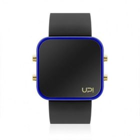 Upwatch 1305 Altın - Mavi - Siyah Unisex Kol Saati