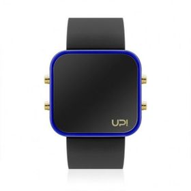 Upwatch 1305 Altın - Mavi - Siyah Unisex Kol Saati