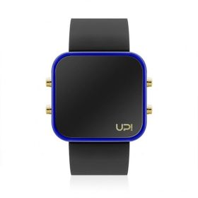 Upwatch 1305 Altın - Mavi - Siyah Unisex Kol Saati