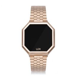 Upwatch 988 Edge Matte Rose Gold/And Rose Gold Strap Unisex Kol Saati