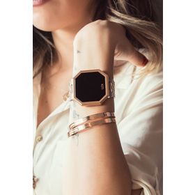 Upwatch 988 Edge Matte Rose Gold/And Rose Gold Strap Unisex Kol Saati