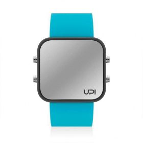 Upwatch Led Black Turquoise Unisex Kol Saati