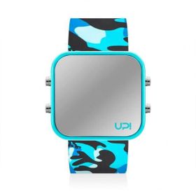 Upwatch Led Black Turquoise Unisex Kol Saati