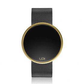 Upwatch Round Gold&Black Unisex Kol Saati