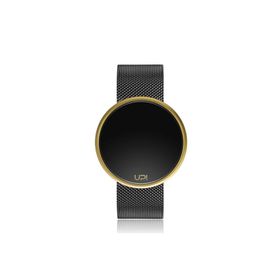 Upwatch Round Gold&Black Unisex Kol Saati