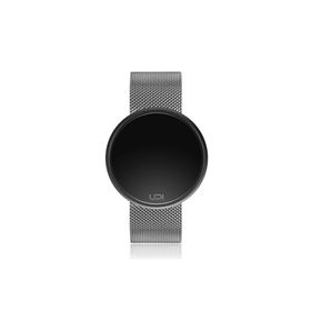 Upwatch Round Silver&Black Unisex Kol Saati