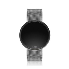 Upwatch Round Steel Silver Black Two Tone Unisex Kol Saati