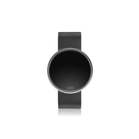 Upwatch Round Steel Silver Black Two Tone Unisex Kol Saati