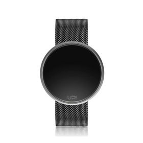 Upwatch Round Steel Silver Black Two Tone Unisex Kol Saati