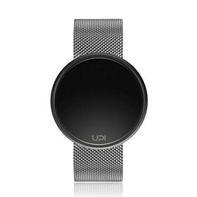 Upwatch Round Steel Silver Black Two Tone Unisex Kol Saati