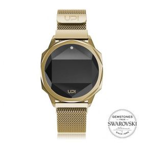 Upwatch UPWATCH241 Iconic Gold Sey With Swarovski® Topaz Loop Band Bayan Kol Saati