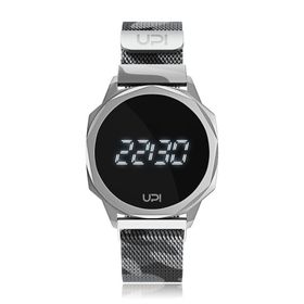 UPWATCH240 Icon Silver Kamuflaj Loop Band Unisex Kol Saati