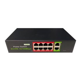 Uranium NS106URN0009 POE-8002-96W 8 PORT 10/100 + 2 Port 10/100 RJ45 Uplink POE Switch Realtek Chipset