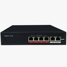 Uranium POE-4002 48 W 4 Port 10-100 2 Port 10-100 Rj45 Switch