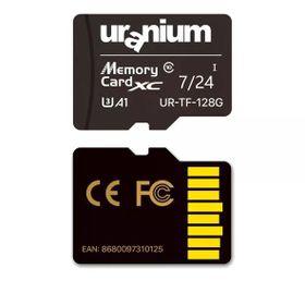 Uranium UR-TF-128G 128 GB Micro SD Card 7/24 Surveillance 100/50 MB/S Industrial U3 Hafıza Kartı