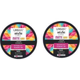 Urban Care 100 ml x 2 Adet Urban Style Guide Matte Wax Mat Görünüm Saç Şekillendirici Wax