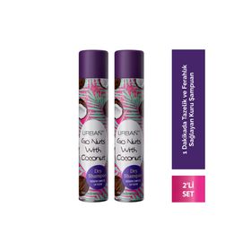 Urban Care 2x200 ml Tazelik ve Hindistan Cevizi Kokusu ile Ferahlık Sağlayan Kuru Şampuan