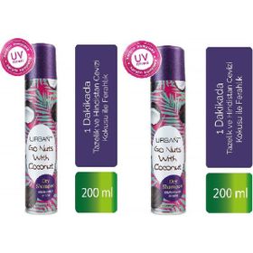 Urban Care 2x200 ml Tazelik ve Hindistan Cevizi Kokusu ile Ferahlık Sağlayan Kuru Şampuan