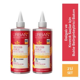 Urban Care 2x340 ml Hibiscus Shea Butter Kıvırcık Dalgalı Saçlara Özel Micellar Şampuan